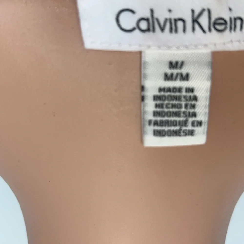 Calvin Klein Tunic Blouse White. Size Medium. - Picture 7 of 10